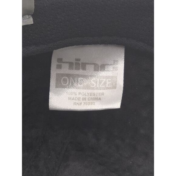 Hind Headwear Black Athletic‎ Strapback Cap OSFA Workout Hat - Picture 9 of 9